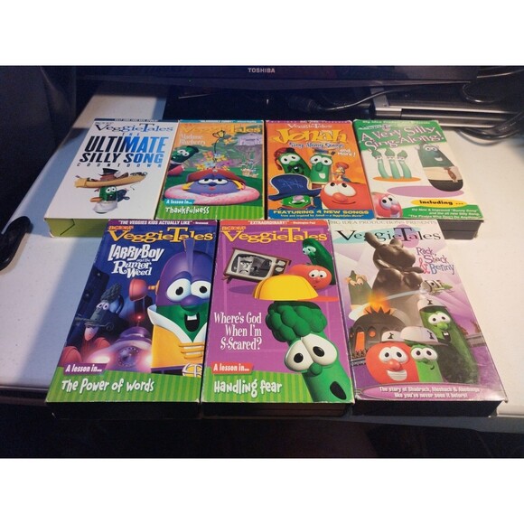 VeggieTales VHS Tapes Lot Of 7.  Big Idea. Christian - Picture 1 of 6